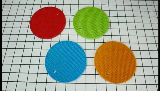 Heat Resistant Flower Shaped Silicone Pot Holder Trivet Mat