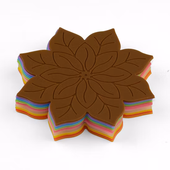 내열성 꽃 모양의 실리콘 냄비 홀더 삼발이 매트